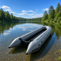 Bateau pneumatique de sport et de pêche haute vitesse, longueur 8m-10m, avec plancher en aluminium, PVC 0,9 mm ou 1,2 mm
