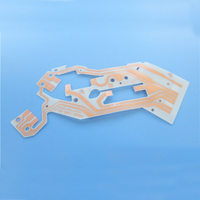 Placa PCB Flexible Personalizada de PET Ligera para Dispositivos Portátiles/Sensor de Hogar Inteligente/Auriculares, Placa de Circuito con Acabado ENIG de Bajo Costo