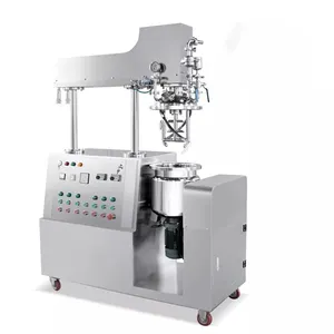 30L thép không gỉ Nâng thủy lực chân không homogenizer Emulsifier Mixer Máy làm kem mỹ phẩm