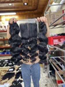 Extensiones de Cabello Humano Vietnamita, 100% Cabello Virgen Natural, Doble Trama, Liso, Ondulado, Rizado, para Venta al por Mayor - Product Image 3