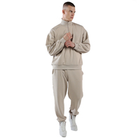Ensemble de survêtements streetwear de luxe sur mesure pour hommes, comprenant un sweat à capuche oversize, une veste, un pantalon et un ensemble 2 pièces