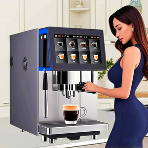 Máquina de Café Espresso Comercial de Alta Resistencia 2025, con Doble Tolva de Granos, Totalmente Automática, Ideal para Oficinas - Product Image 2