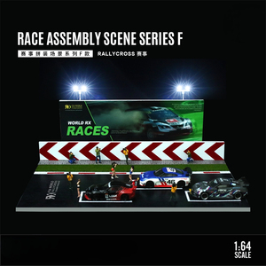 Mô hình xe hơi thu nhỏ MOREART 1:64 Dakar Rally, cảnh bãi đậu xe, trưng bày, quà tặng, bộ sưu tập Inno64, mô hình diorama, mô phỏng Tomica - Product Image 3