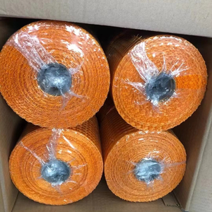 <span class=keywords><strong>Rouleau</strong></span> <span class=keywords><strong>de</strong></span> treillis en <span class=keywords><strong>fibre</strong></span> <span class=keywords><strong>de</strong></span> <span class=keywords><strong>verre</strong></span> E-Glass tissé sergé, haute résistance, résistant aux alcalis, pour renforcement <span class=keywords><strong>de</strong></span> murs et façades, maille 10mm x 10mm, découpe possible - Product Image 1