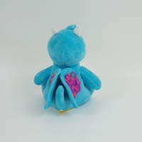 Peluche de bébé Dragon, jouet Animal, dinosaure avec grands yeux scintillants, cm