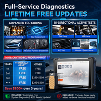 Herramienta de Diagnóstico Profesional para Coches THINKCAR THINKSCAN 689BT CANFD DOIP Codificación ECU Bidireccional 34 Funciones de Reinicio Escáner Obd2 de Sistema Completo