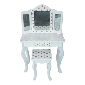 Custom High Quality Mirrored Makeup <strong>Table</strong> and Chair Dresser Bedroom Furniture Wood Bedroom Sets Modern Wooden Beds <strong>Mesa</strong> De Noche - Product Image 2