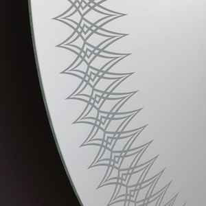 Specchio decorativo rotondo da 80 cm con LED integrato - Product Image 5