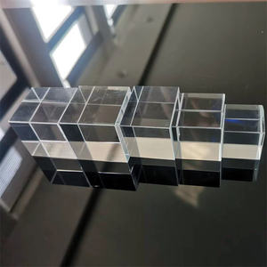 Tùy chỉnh pha lê trang trí khoảng trống K9 3D laser khắc chamfered tinh thể trong suốt Cube - Product Image 6
