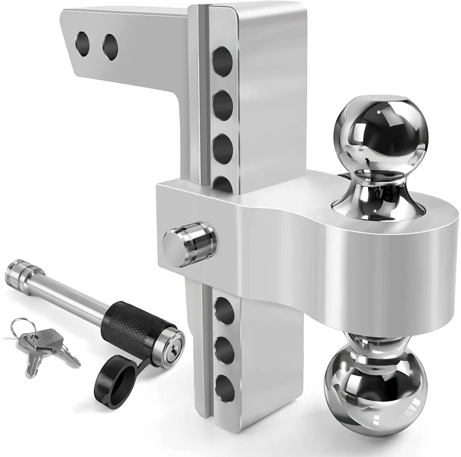 Прицепное устройство-8 дюймов падение/талии регулируемые шаровое Крепление для держателя для 2-дюймовый приемник