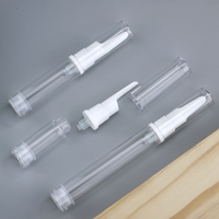 15ml Plastic Verzorgingsfles voor Gezichtsverzorging, Serum, Oogcrème, Cosmetica, met Luchtdichte Pomp, Rollerball, Vibratie Massage Oogcrème Pen