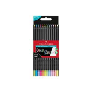 ชุด12er FABER CASTELL buntstifte Black Edition Neon + pastell - Product Image 1