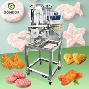 เครื่องทำแฮมเบอร์เกอร์รูปปลาทอดไฟฟ้า เครื่องปั๊มไก่ทอดอัตโนมัติ - Product Image 1