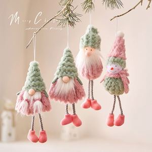Décorations de Noël, figurines du Père Noël et du bonhomme de neige, ornements pour arbre, accents festifs et de vacances - Fabriqué en Chine - Product Image 3