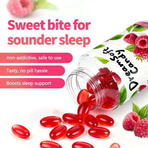 Gomitas <span class=keywords><strong>de</strong></span> <span class=keywords><strong>Melatonina</strong></span> con Vitaminas para Dormir, Suplemento Nutricional Halal, Marca Privada Personalizada al por Mayor, Fabricación OEM - Product Image 1