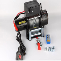 Câble électrique, mini-treuil avec fil robuste de haute qualité pour camion, 12/24v, 30 000lbs, 12000lbs, 17 000lbs, 20 000lbs, pour bateau, SUV