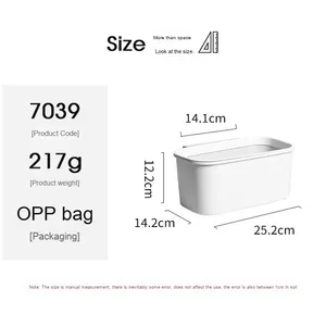 Tempat sampah gantung plastik penghemat ruang Logo kustom ember penyimpanan pembuangan limbah untuk Dapur & kamar mandi dengan Logo khusus - Product Image 3