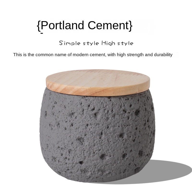 QC Eco-Friendly Cement Pet Urn | Waterproof Memorial Casket for Cats Dogs | Model qc-07