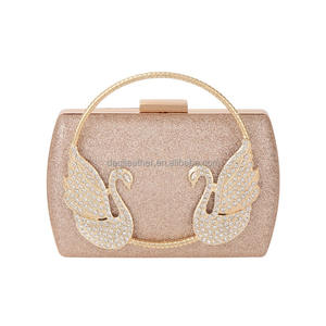 กระเป๋าคลัทช์แฟชั่นหรูหราสำหรับผู้หญิง พร้อมตัวล็อคโลหะและสายสะพายไหล่-กระเป๋าสำหรับงานเลี้ยงอาหารค่ำและงานปาร์ตี้ DAQI - Product Image 5