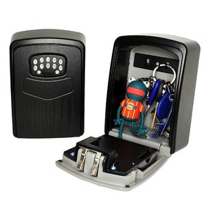 מנעול ארגזי אבטחה הר תיבת מפתח חכם מחזיק כספת דלת אחסון מכונית מפתח עם שטח גדול חכם אפליקציה - Product Image 1