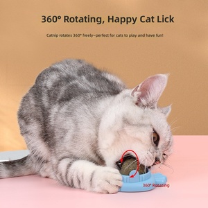 Jouet à mâcher à la catnip pour chats, boule murale d'intérieur pour friandises, nettoyage des dents, soulagement du stress, jouet d'enrichissement pour animaux de compagnie - Product Image 4