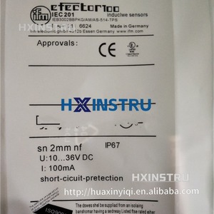 Un capteur inductif IFM New IEC201 H - Product Image 1