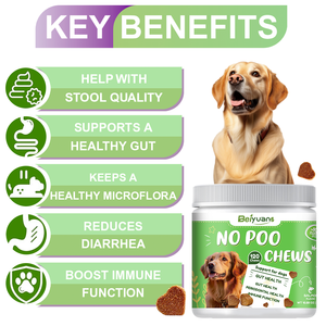 Integratore per Cani Anti-Coprofagia, Masticabili Morbidi Senza Escrementi, con Enzimi Probiotici per la Salute Intestinale e il Supporto Immunitario - Product Image 2