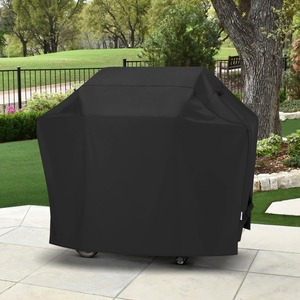 Funda para Parrilla ZJ-HWZ001, Negra, de Poliéster, Impermeable, para Protección de Barbacoas en Exteriores, para Todas las Estaciones, para Cocinar y Hornear - Product Image 5