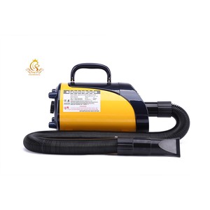 Sèche-cheveux vétérinaire EUR VET à haute vitesse et température réglables pour animaux de compagnie, idéal pour la toilettage des chiens et autres animaux. - Product Image 5