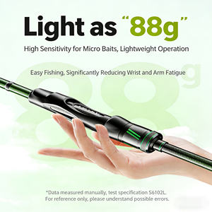 Быстрая доставка TRY&V Износостойкое удилище из углеродного волокна с балансированным дизайном, жесткое и гибкое, для точной ловли на приманку в реке Дельта - Product Image 3