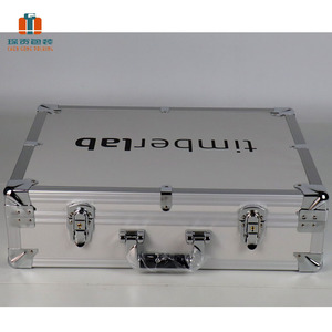 Tùy chỉnh Bạc nhôm mang cặp kim loại bền EVA lưu trữ hiển thị trường hợp với tính năng chống sốc ODM OEM hỗ trợ - Product Image 4