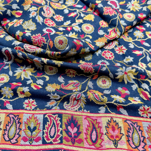 Traditional Jacquard Jamawar Scarves Shawls Premium Ethnic Fashion <b>Wrap</b> Custom OEM ODM Private Label Wholesale Supply - Product Image 5