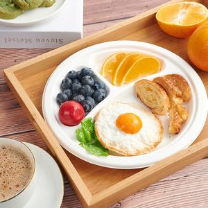 11 Inch Round Bagasse <b>Disposable</b> <b>Plate</b>-Heavy Duty Eco-Friendly Biodegradable Microwave Safe Compostable for Hot/Cold Foods - Product Image 5