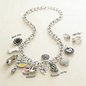 Breloques DIY pour chaussons de bébé en argent sterling 925, nouveaux pendentifs pour bébé gravables, vente en gros, breloques personnalisées sur mesure - Product Image 2