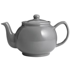 Price & Kensington <b>Teapot</b> Accents Gray <b>Ceramic</b> 24 Oz Tea Pot For Brewing Hot Tea - Product Image 1