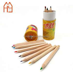 Ensemble de crayons de couleur miniatures en bois naturel de 12 couleurs, crayons de peinture mignons de 3,5 pouces pour enfants - Product Image 5
