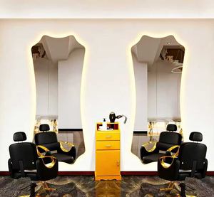 Espejo de Salón de Belleza Moderno, Espejo de Salón de Belleza con Luz, Interruptor Táctil LED, Ideal para Teñir el Cabello, Especial para Colgar en la Pared - Product Image 4