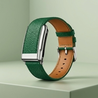Cuir de vachette véritable pour bracelet Whoop 5.0 MG avec motif crocodile