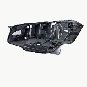 ฝาครอบไฟหน้า Peugeot 508 สีดำ พลาสติก PP รุ่นปี 2015-2018 แบบ High Spec พร้อมฐานครอบด้านหน้า - Product Image 2