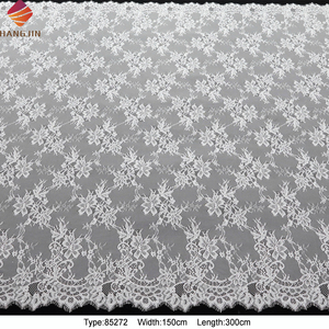 Tissu de <span class=keywords><strong>dentelle</strong></span> de mariée de mariage français 3*1.5 mètres de tissu de <span class=keywords><strong>dentelle</strong></span> de Chantilly blanc <span class=keywords><strong>ivoire</strong></span> - Product Image 4