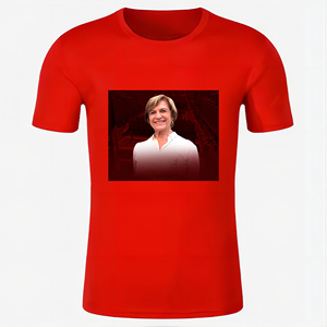 2025 Campaña presidencial de <span class=keywords><strong>Chile</strong></span> Camisetas promocionales personalizadas Entrega al por mayor hecha de poliéster Impresión por sublimación - Product Image 4