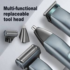 Kit de tondeuse à cheveux multifonctionnelle 3-en-1 pour hommes OEM USB Source d'alimentation remplaçable Type-C pour le toilettage des barbiers à domicile - Product Image 4