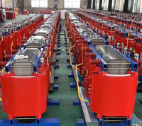 Transformateur de puissance triphasé sec 1600 kVA 10 kV SCB à bobinage triple en cuivre 60 Hz pour équipement électrique