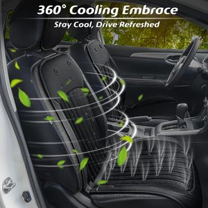 Coprisedile Auto Ventilato Nero Aggiornato OEM, Cuscino Rinfrescante per Sedili di Auto, SUV e Camion - Product Image 5
