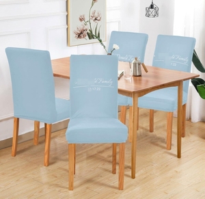Custom <strong>Dining</strong> Stretch <strong>Chair</strong> <strong>Cover</strong> <strong>Personalized</strong> Removable <strong>Chair</strong> Slipcover Washable Seat <strong>Cover</strong> for Wedding Party Hotel