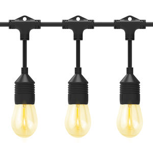 IP65 Étanche 27FT Connectable LED Edison <span class=keywords><strong>Ampoule</strong></span> Petite Taille E27 S14 Guirlande Lumineuse pour Patio Jardin Plastique pour Usage Résidentiel - Product Image 2