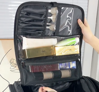 Sac à outils de haute qualité personnalisé en usine avec valise cosmétique à roulettes avec sac de rangement, étui de voyage cosmétique de grande capacité