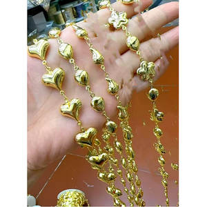 Cadenas <span class=keywords><strong>de</strong></span> <span class=keywords><strong>Rosario</strong></span> con Forma <span class=keywords><strong>de</strong></span> Estrella <span class=keywords><strong>de</strong></span> Mar/Cáscara Chapadas en Oro <span class=keywords><strong>de</strong></span> Moda FM-LHN1541, <span class=keywords><strong>Cadena</strong></span> <span class=keywords><strong>de</strong></span> Moda Chapada en Oro <span class=keywords><strong>para</strong></span> Mujeres y Hombres, Collar, Pulsera - Product Image 3