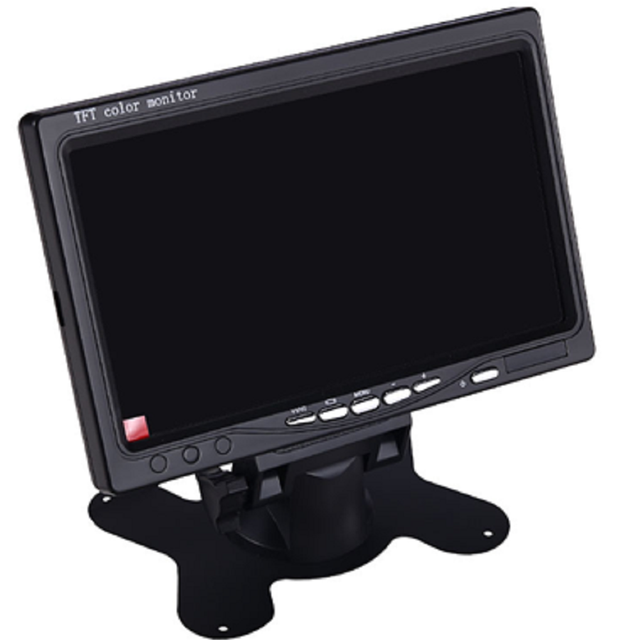 Universal High Quality TFT LCD 2ch AV Reversing System Car Monitor