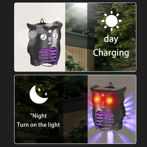 Repellente Solare Ultrasonico <span class=keywords><strong>per</strong></span> Animali da Esterno, Allontana Roditori <span class=keywords><strong>per</strong></span> Giardino, Cortile, Fattoria e Elimina Zanzare - Product Image 5